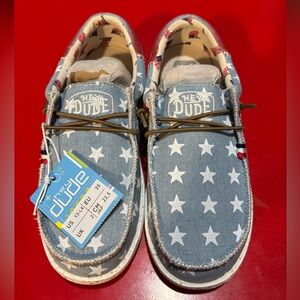 New Hey Dude Kids' Starry Blue Sneakers